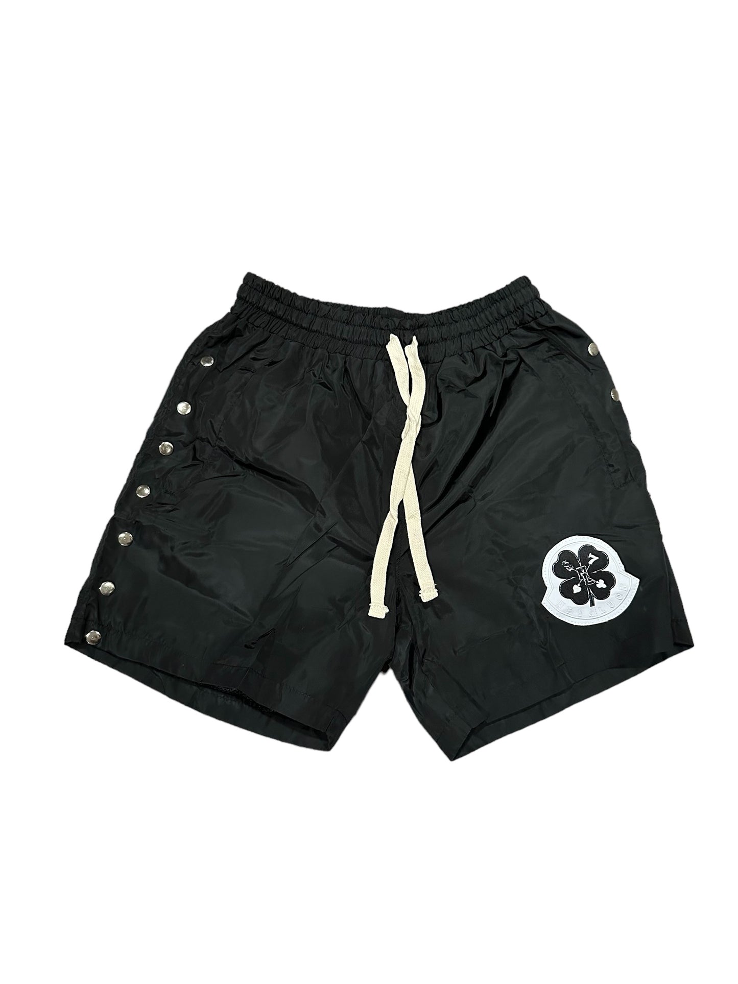 Charcoal "Nevaluck" Nylon  Shorts